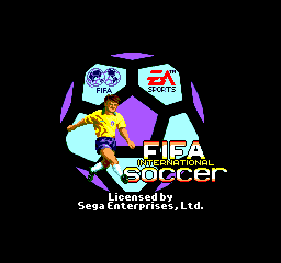 FIFA International Soccer  Pt Title Screen